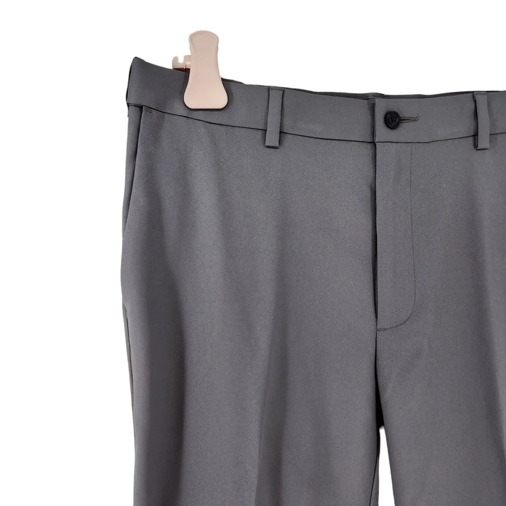 PGA Tour Men's Quite Shade Expandable Waistband Flat Front Golf Pant - 34X29